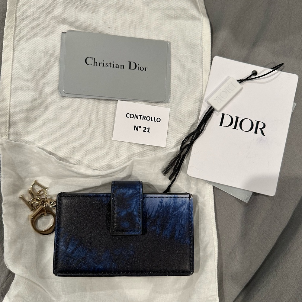 Lady Dior small calfskin card holder